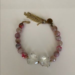 Bourbon and Bowties Beaded Bracelet